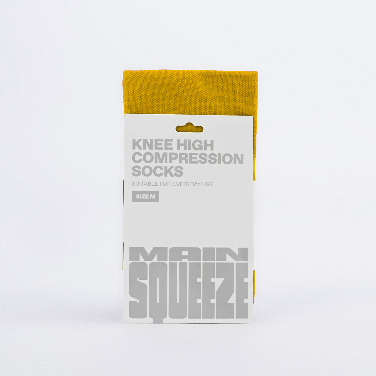 Yellow Knee-high Compression Socks