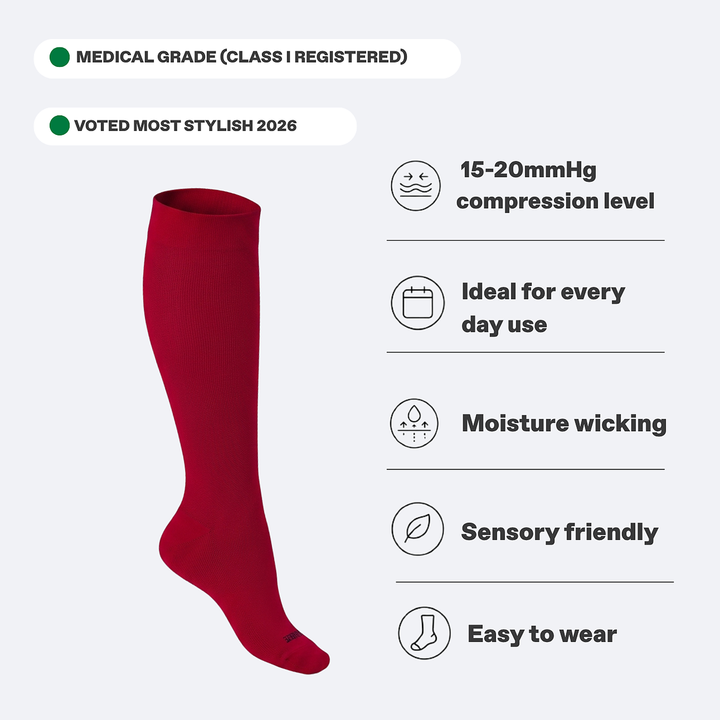 Knee-High Compression Socks